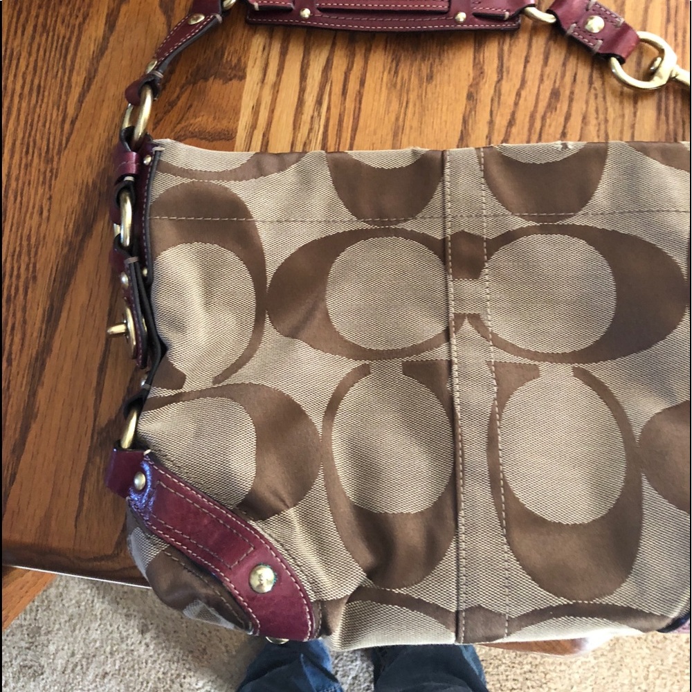Coach Purse, Dark Purple color